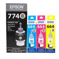 EPSON T774100/ T664200/ T644300/ T664400 原廠墨水(2黑3彩)